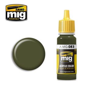 Mig Acrylic MIG083 XB-518 Zaschitniy Zeleno (Russian Postwar Green)