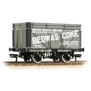 Bachmann 37-205A 8 Plank Wagon with Coke Rails Bedwas Grey