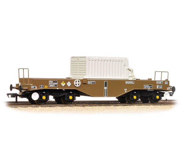 Bachmann 38-345B FNA Nuclear Flask Wagon with Flat Floor with Flask