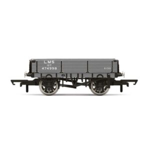 Hornby R60022 3 Plank Wagon LMS Grey