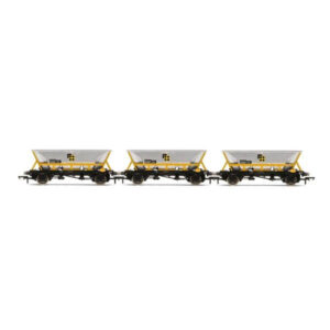 Hornby R60065 46T HAA Hopper Wagon Three Pack Railfreight Coal Sector