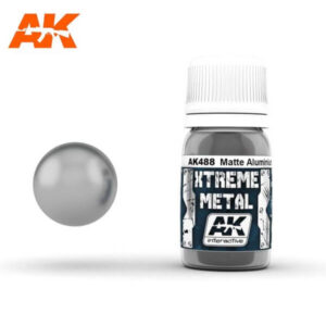 AK Interactive AK488 Xtreme Metal Matte Aluminium 30ml