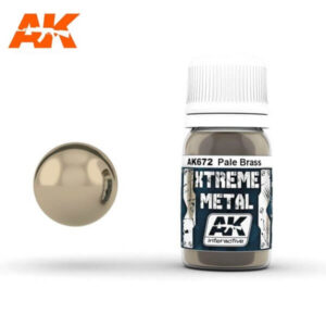 AK Interactive AK672 Xtreme Metal Pale Brass 30ml