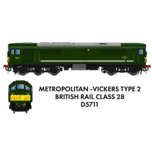 Rapido 905002 Class 28 D5711 BR Green with Small Yellow Panel