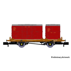 Rapido 921003 BR ‘Conflat P’ No.B933061 (with crimson containers)
