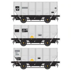 Accurascale ACC1018 BR 24.5T HOP24/HUO Coal Hopper – Grey TOPS Pack T