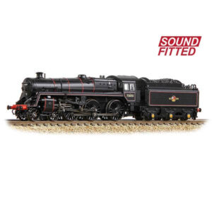Graham Farish 372-729SF BR Class 5MT with BR1B Tender 73050 BR Lined Black Late Crest DCC Sound Fitted