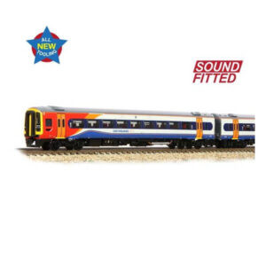 Graham Farish 371-855SF Class 158 158773 2 Car DMU East Midlands Trains DCC Sound Fitted