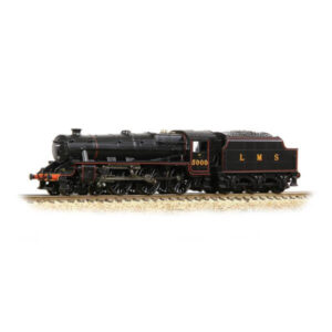 Graham Farish 372-135A LMS 5MT ‘Black 5’ 5000 with Riveted Tender LMS Lined Black