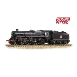 Graham Farish 372-727BSF BR Class 5MT with BR1B Tender 73100 BR Lined Black Early Crest DCC Sound Fitted
