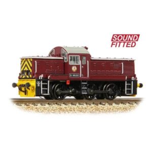 Graham Farish 372-955SF Class 14 D9523 BR Maroon with Wasp Stripes as preserved DCC Sound Fitted