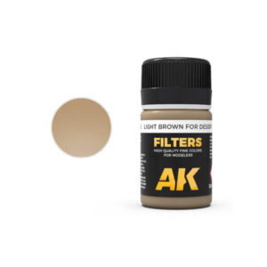 AK Interactive AK065 Light Brown for Desert Yellow (Afrika Korps Filter)