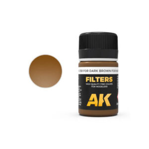 AK Interactive AK076 Filter for Dark Brown for NATO & Green