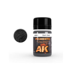 AK Interactive AK086 Dark Steel Pigment