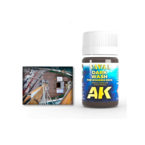 AK Interactive AK301 Dark Wash for Wood Deck