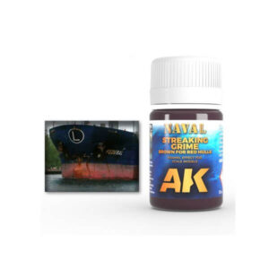 AK Interactive AK304 Brown Streaking Grime for Red Hulls